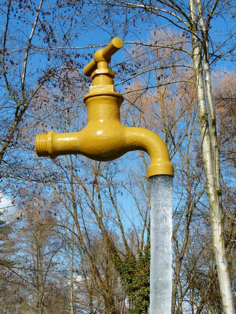 faucet, water column, free standing